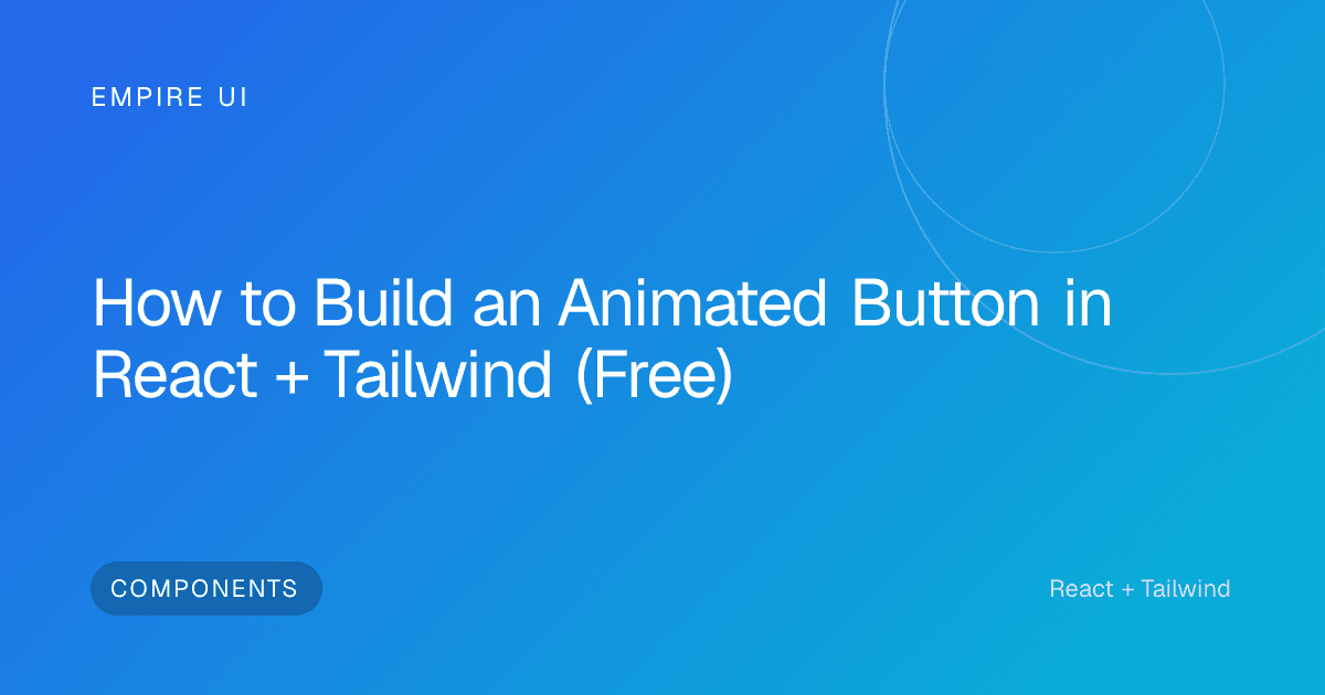 animated button React CSS