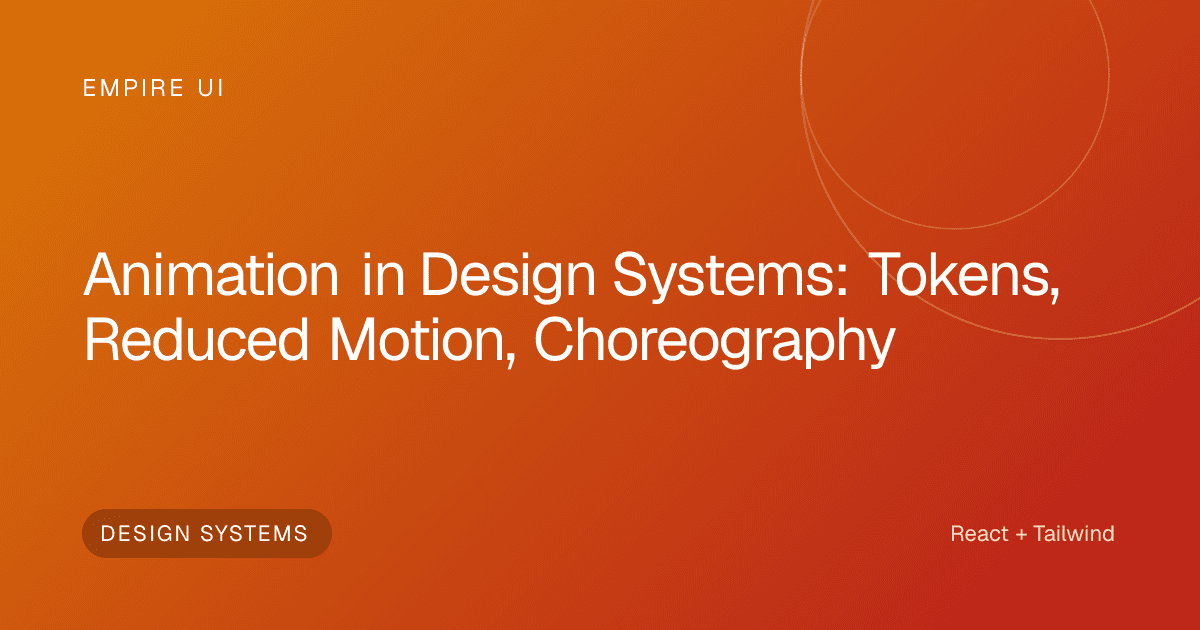 Abstract motion blur lines representing UI animation design system tokens