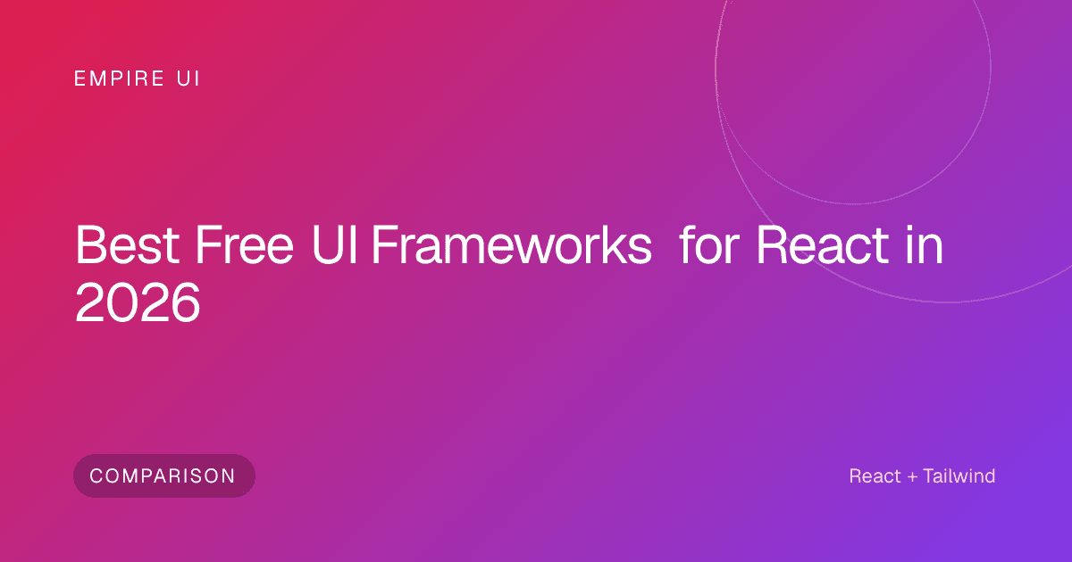 best React UI frameworks comparison