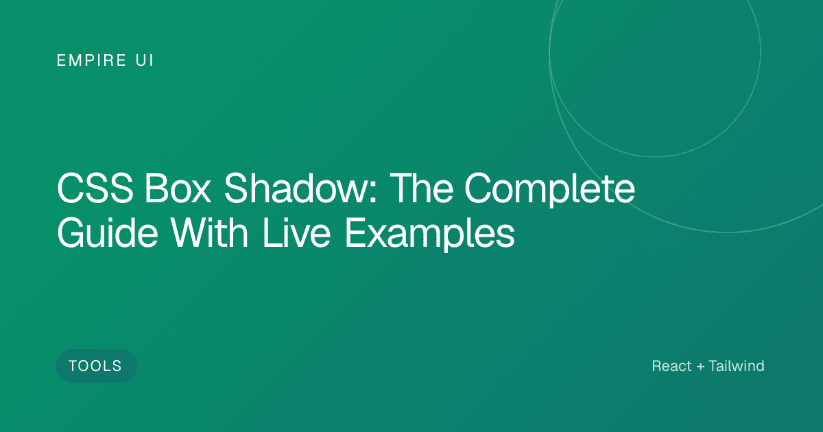 Abstract dark UI card components showing layered CSS box shadow depth effects