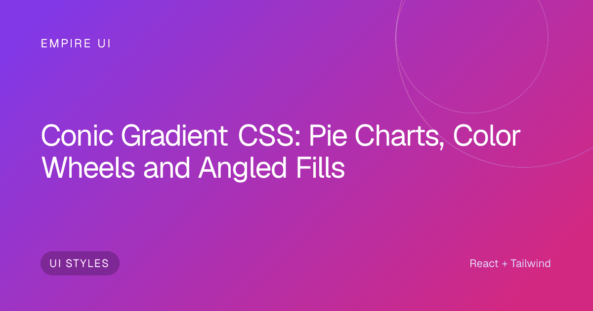 colorful spinning color wheel gradient CSS abstract design