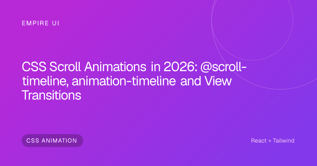 Abstract animated gradient lines representing smooth CSS scroll animation flow
