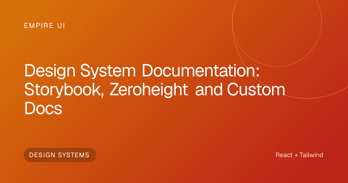 Developer writing documentation on a laptop with design system component diagrams