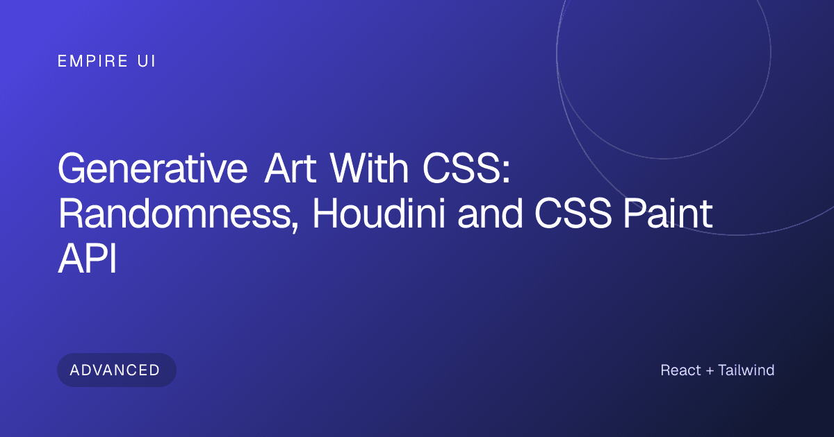 Colorful generative art abstract patterns rendered in a browser window