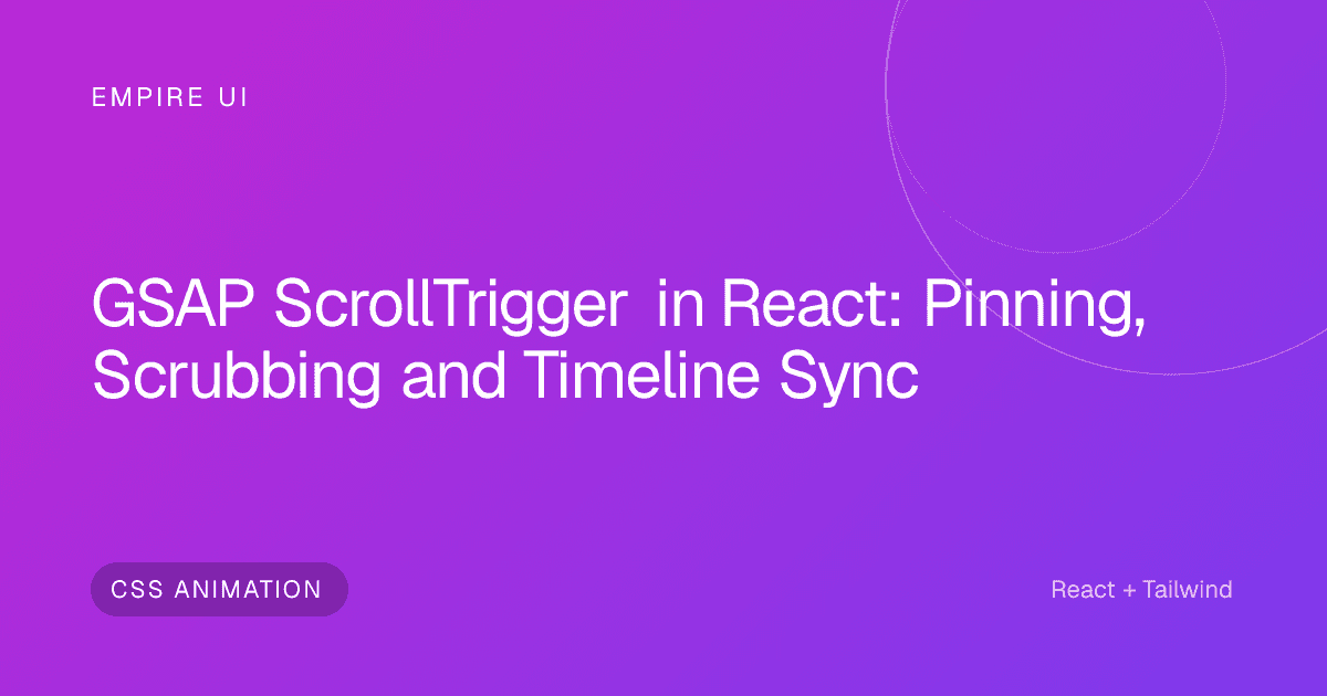 Code editor showing scroll animation JavaScript on a dark screen