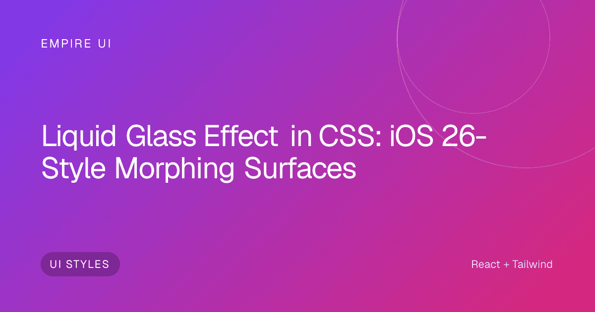 translucent liquid glass surface morphing with light refraction on dark background