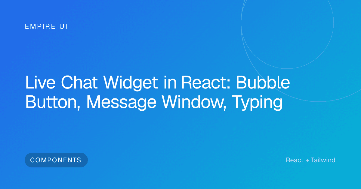 Developer coding a live chat widget on a laptop screen