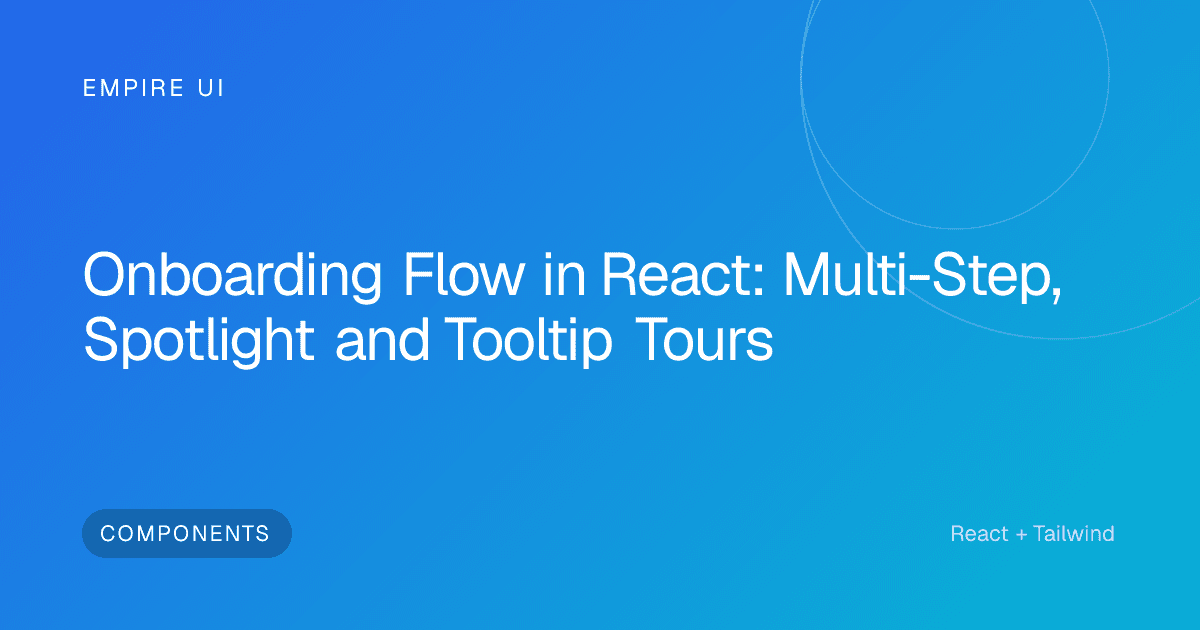 Developer coding a React onboarding flow on a laptop screen
