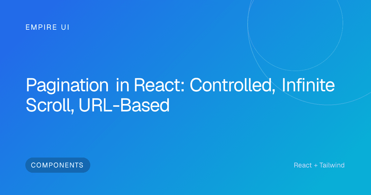 Developer writing React pagination code on a monitor display
