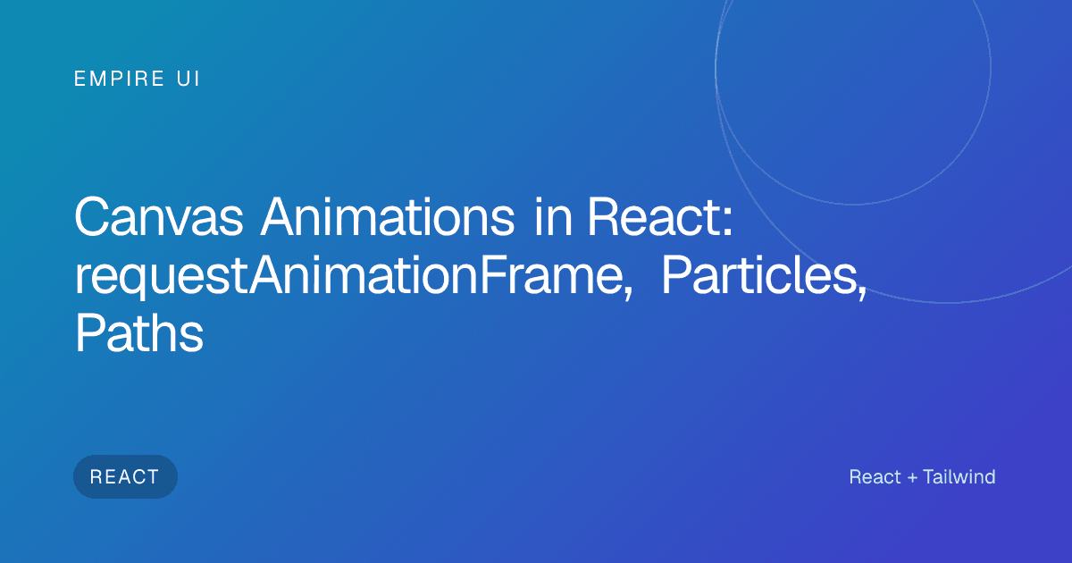 Code editor showing canvas animation code with colorful particle effects