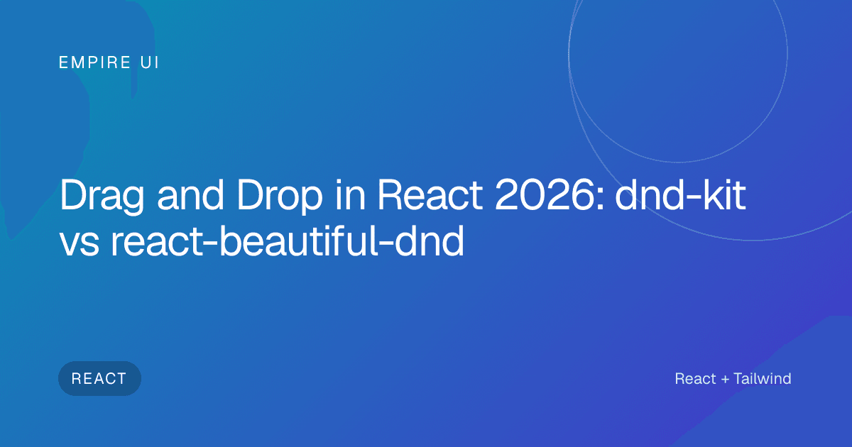 Developer coding drag and drop React UI on a laptop screen