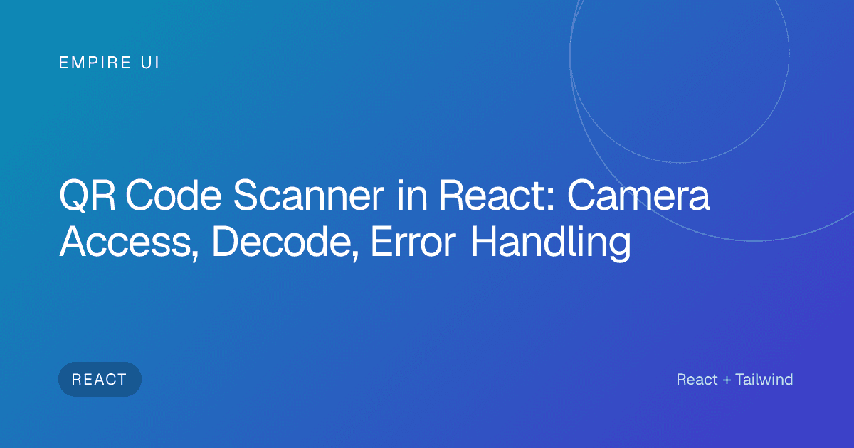 smartphone camera scanning a QR code on a white label