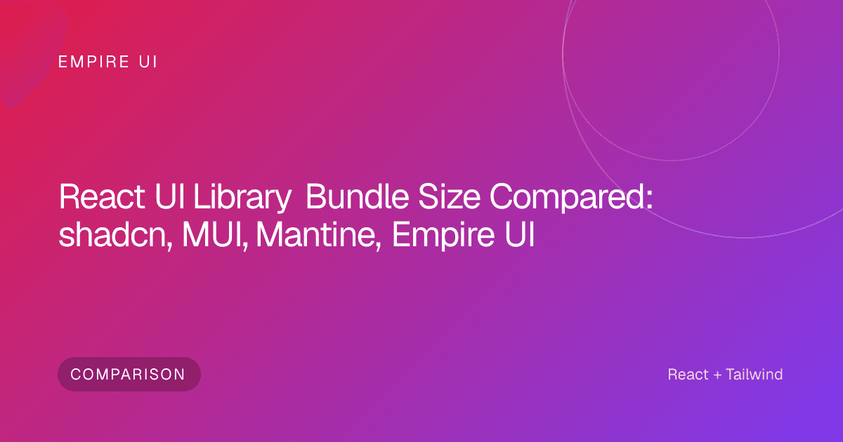 Developer comparing React UI library bundle size on multiple monitors