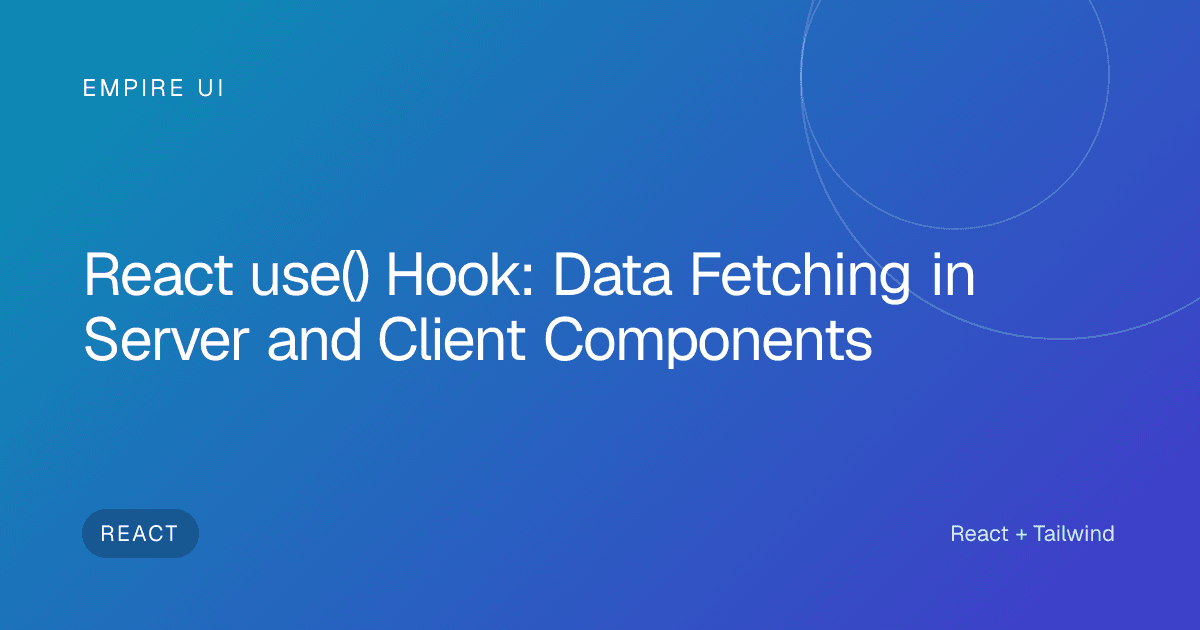 Code editor showing React hooks and data fetching patterns on screen