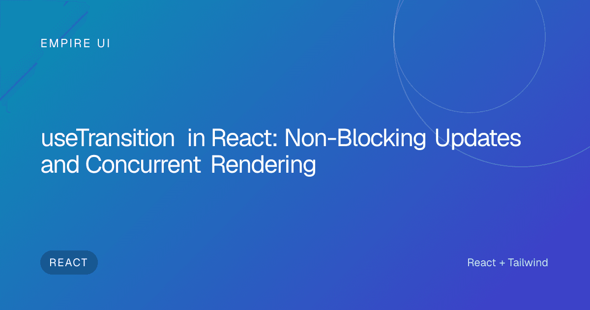 developer writing React concurrent rendering code on dark monitor