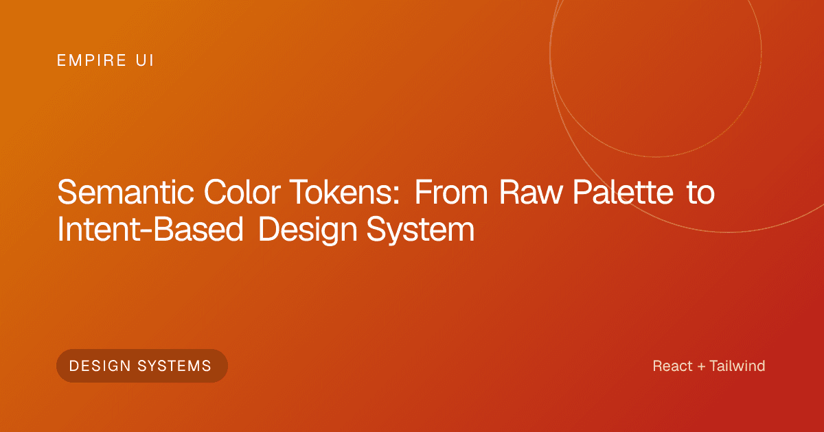Colorful design tokens palette organized on a developer workspace screen
