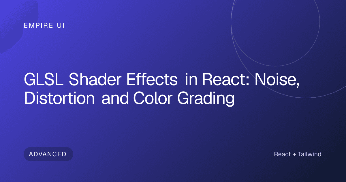 colorful abstract light distortion shader rendering on dark background