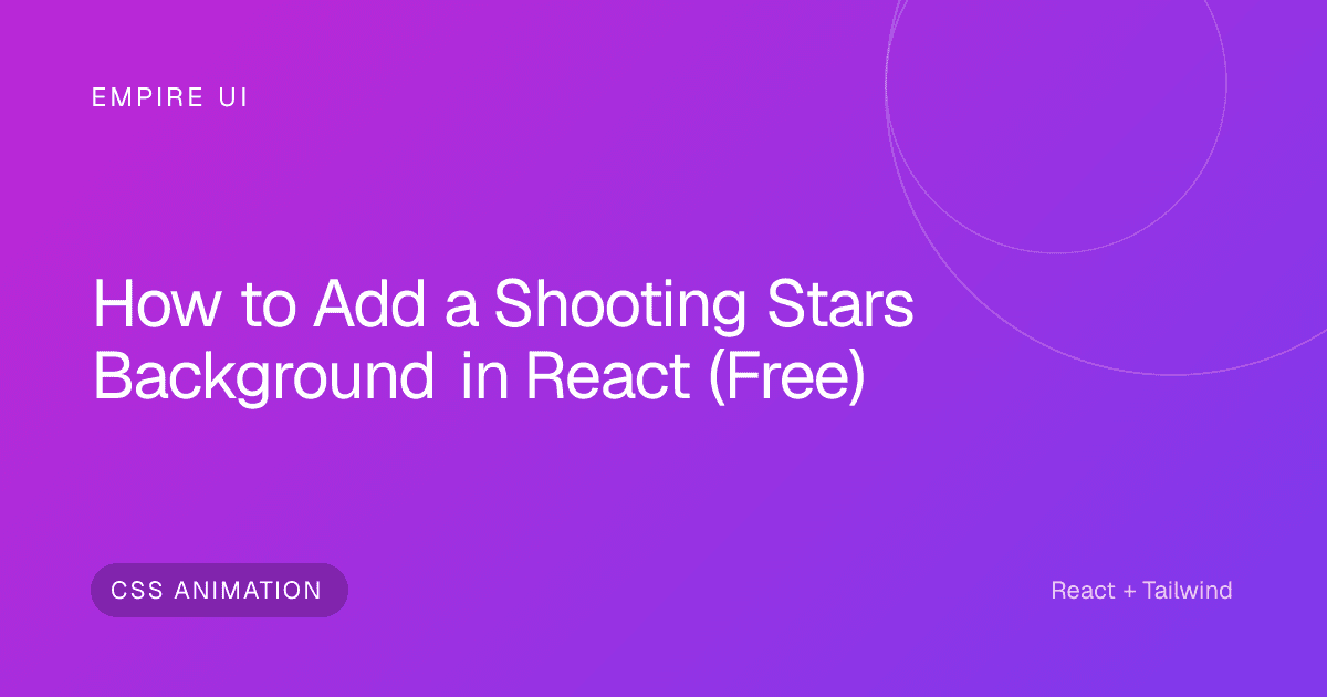 shooting stars night sky animation