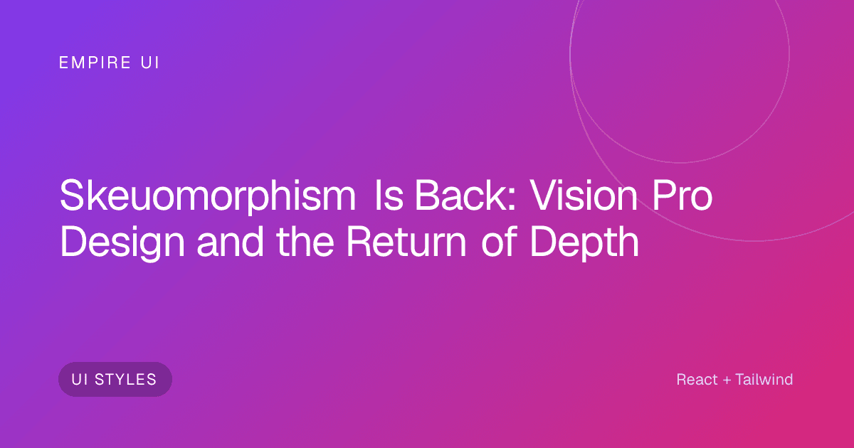 Abstract 3D depth and light refraction suggesting spatial interface design