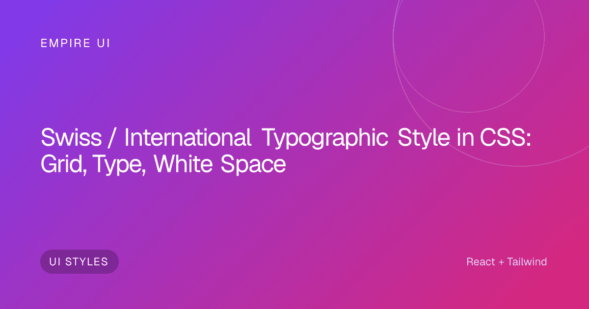 clean typographic grid layout on white background minimal design