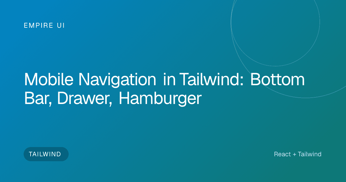 laptop and smartphone displaying mobile navigation UI design