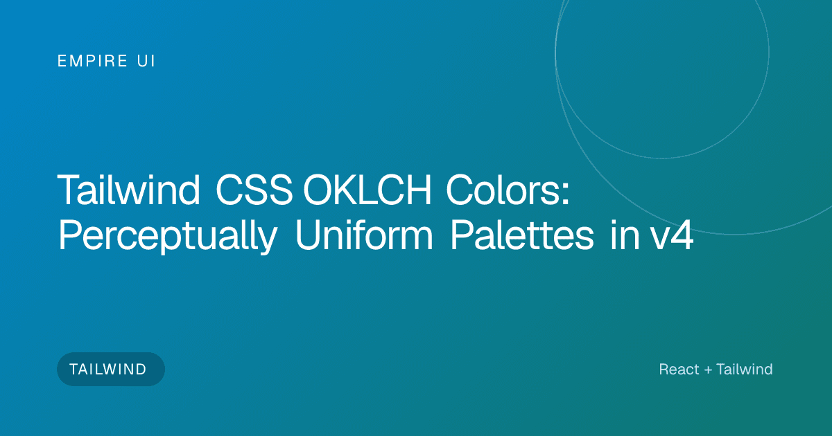 Color swatches arranged in gradient showing perceptually uniform color steps