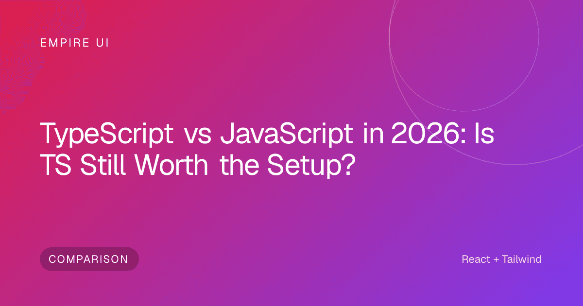 TypeScript and JavaScript code side by side on a dark terminal screen